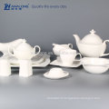 Blanc pur en vrac KUNLUN personnaliser le thé en céramique en céramique set de thé en porcelaine blanche